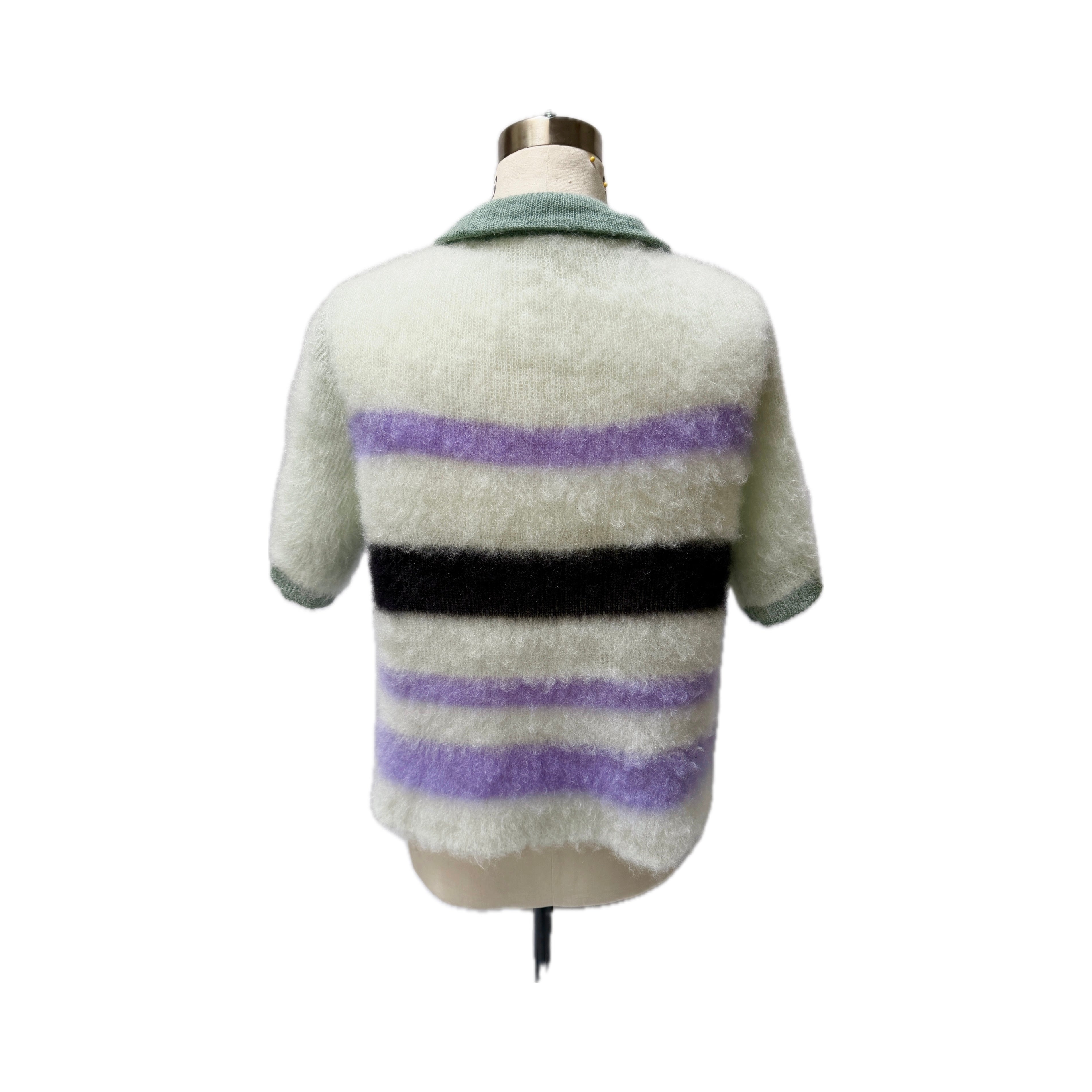 Short Sleeve Brushed Mohair Shirt
