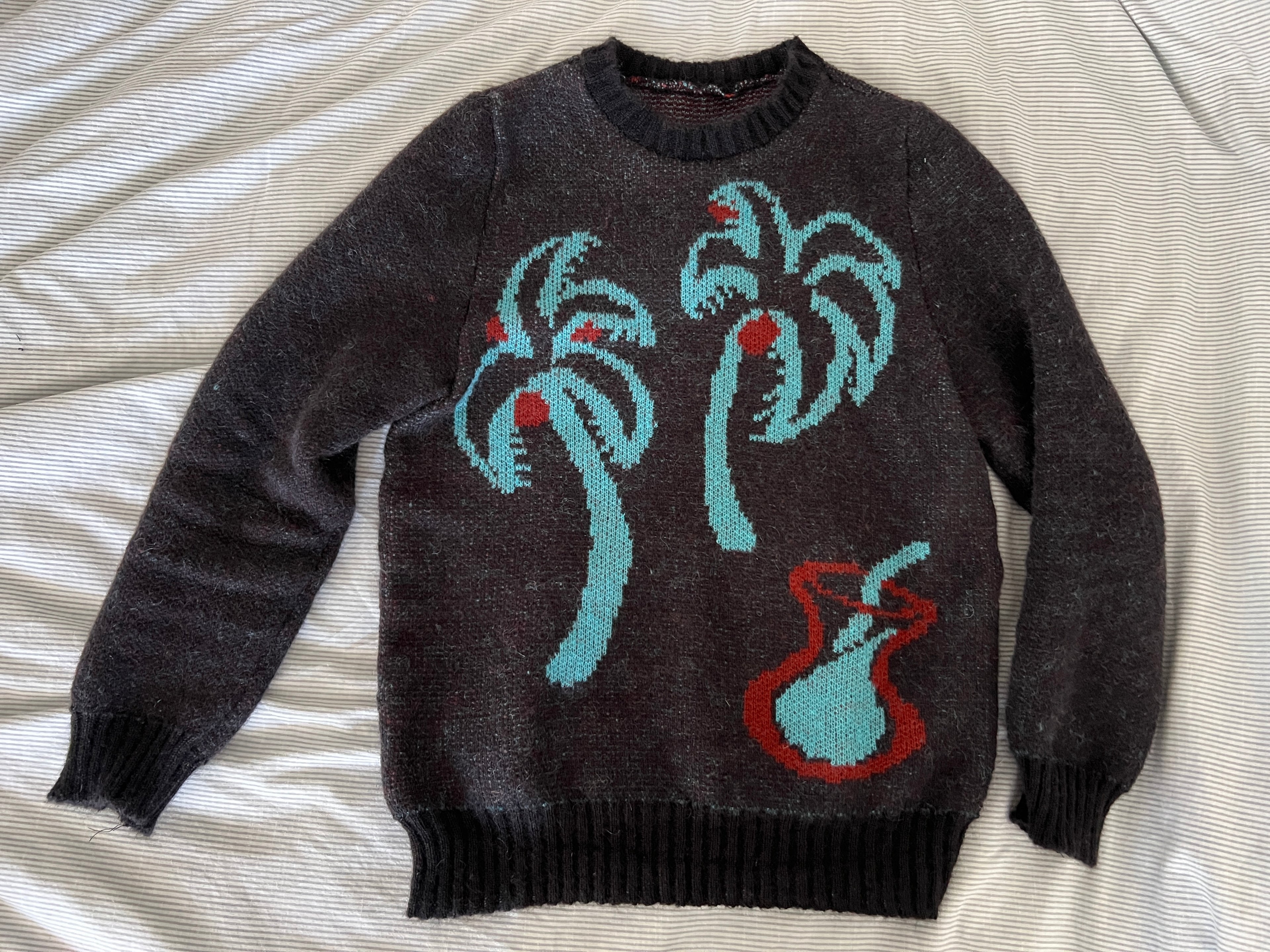 Tropical Winter Long Sleeve Crewneck