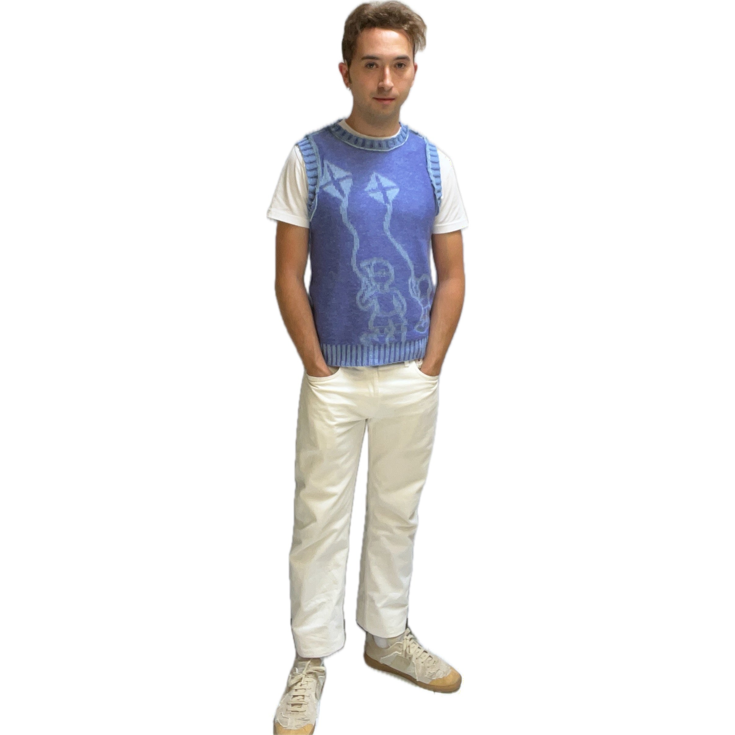 Reversible 3D Texture Nostalgic Vest