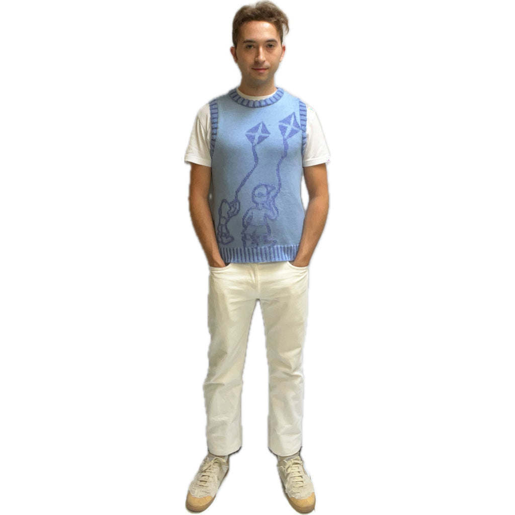 Reversible 3D Texture Nostalgic Vest