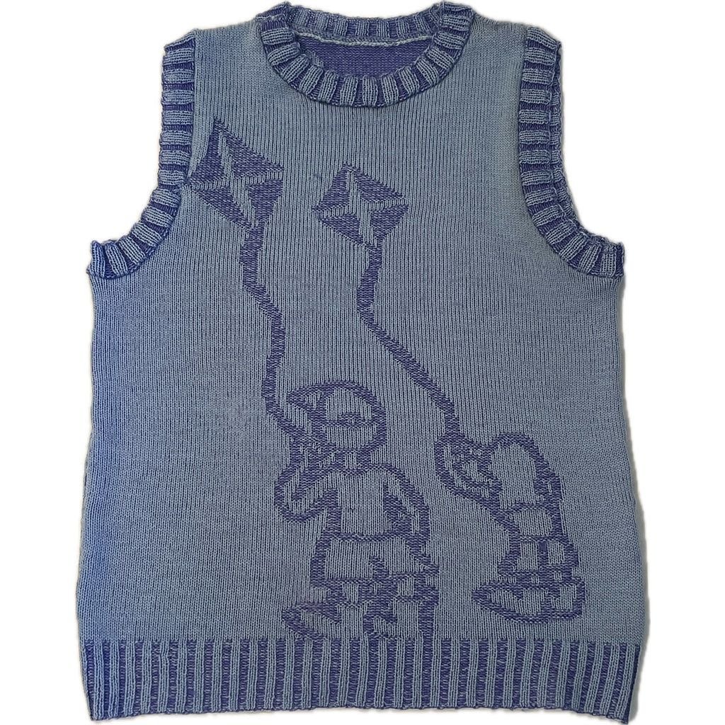 Reversible 3D Texture Nostalgic Vest