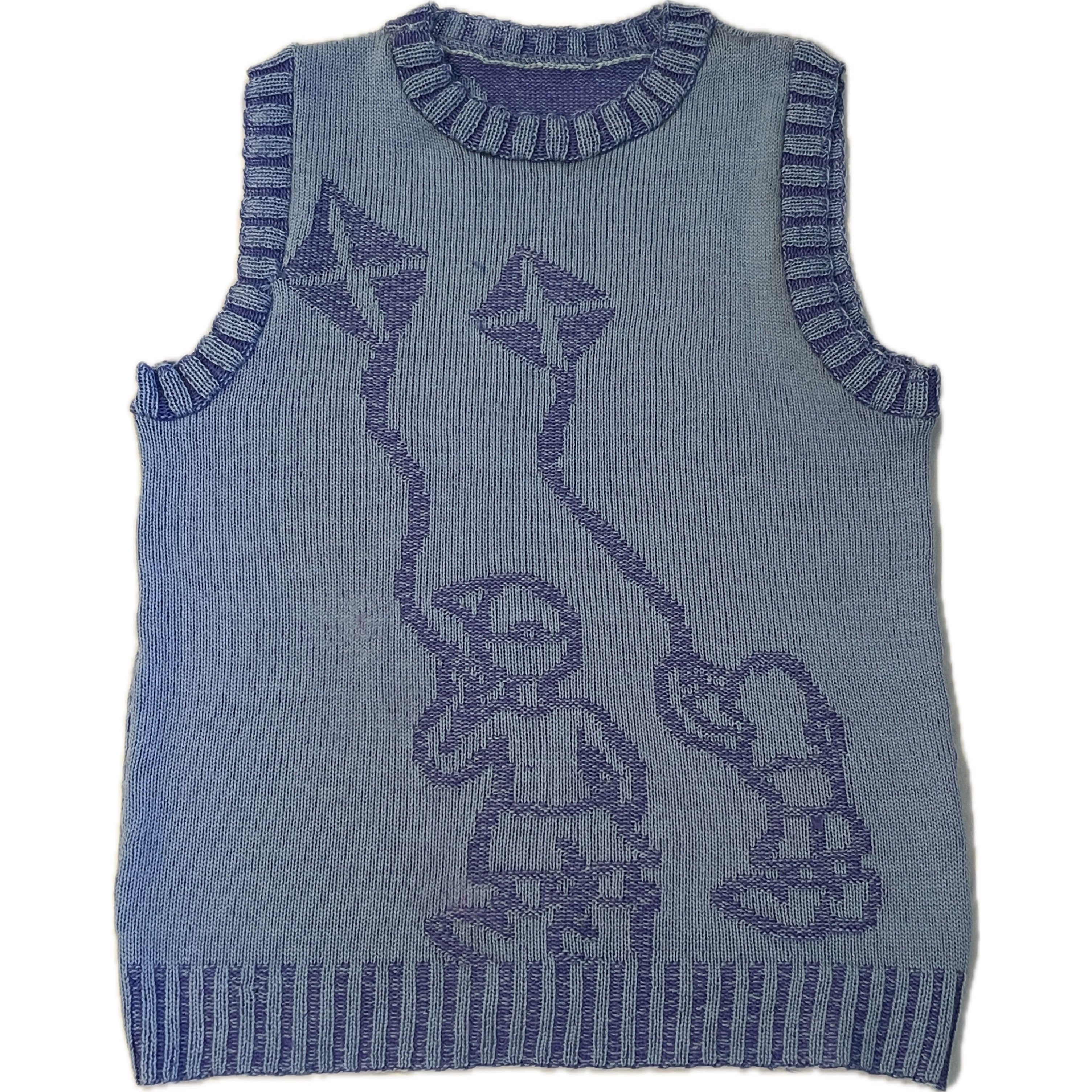 Reversible 3D Texture Nostalgic Vest