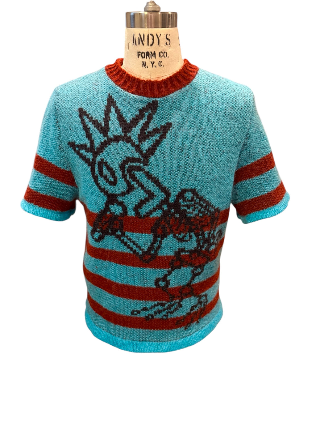 Rock N' Roll Skeleton Short Sleeved Winter Tee